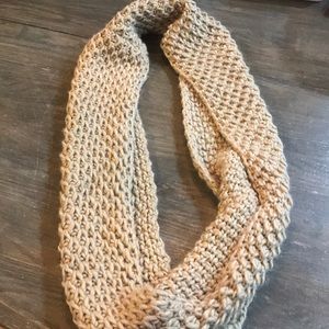 Light brown infinity scarf